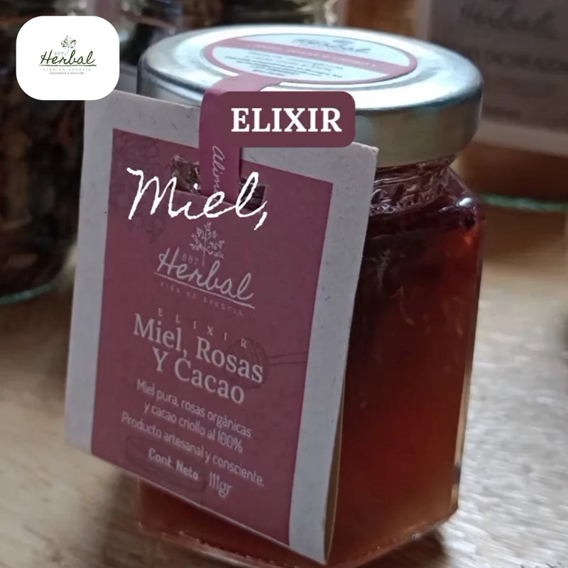Elixir Miel, Rosas y Cacao x 115 gr-Despensa-Ser Herbal-Eatsy Market