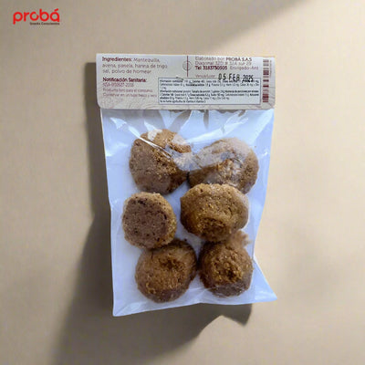 Mini Galletas de Avena Sabor Tadicional x 60 gr-Pasabocas y Snacks-Proba-Eatsy Market