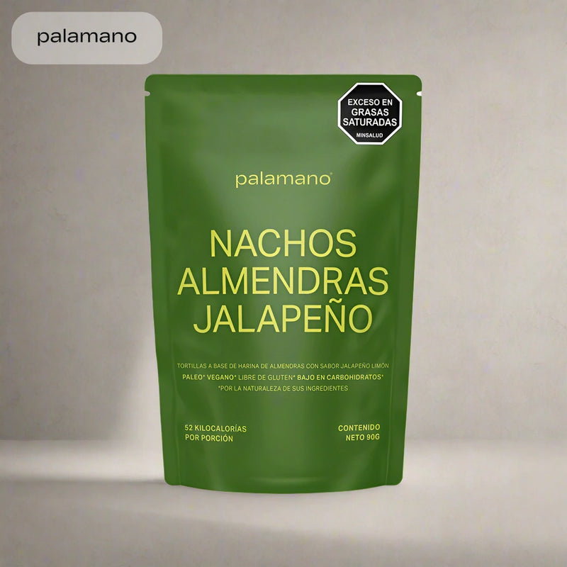Nachos de Almendra Jalapeño x 90 gr-Pasabocas y Snacks-Palamano-Eatsy Market