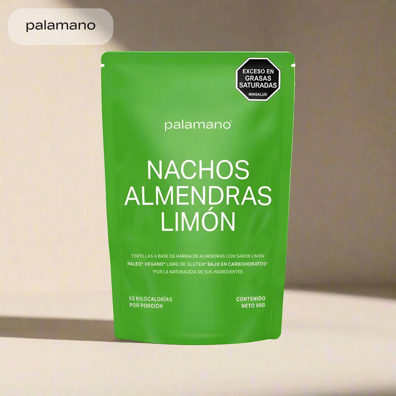 Nachos de Almendra Limon x 90 gr-Pasabocas y Snacks-Palamano-Eatsy Market