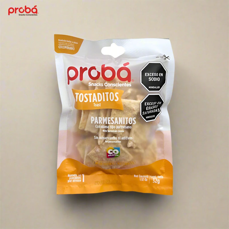 Parmesanitos Proba x 3 pack de 32 gr-Pasabocas y Snacks-Proba-Eatsy Market