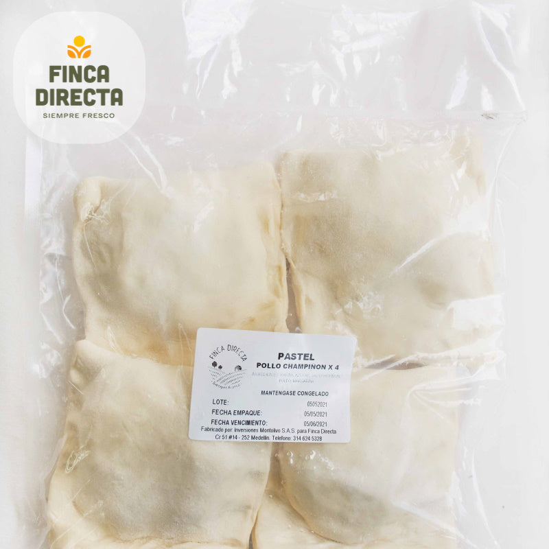 Pastel de Pollo y Champiñones x 4 und-Panadería-Finca Directa-Eatsy Market