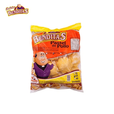 Pastel de Pollo (2 tamaños)-Pasabocas y Snacks-Delicias Benditas-de 60 gr x 20 und-Eatsy Market