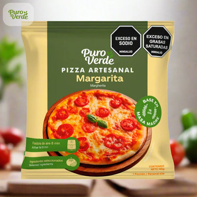 Pizza Artesanal Margarita x 1 porc (142 gr)-EatsyBox-Puro Verde-Eatsy Market