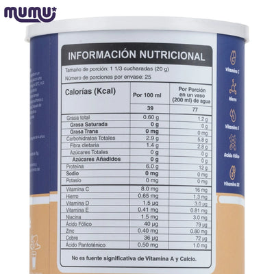 Proteina en Polvo x 500 gr (25 porc)-Proteínas-Mumu-Eatsy Market