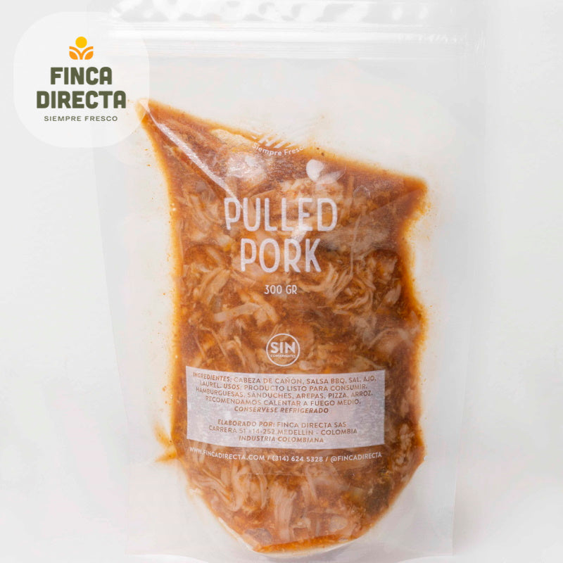 Pulled Pork x 3 porc (300 gr)-Proteínas-Finca Directa-Eatsy Market