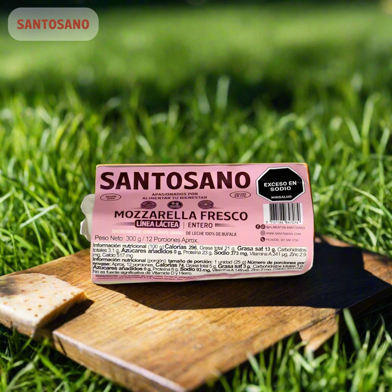 Queso Fresco Capresse 100% Búfala x 300 gr-Proteínas-Santosano-Eatsy Market