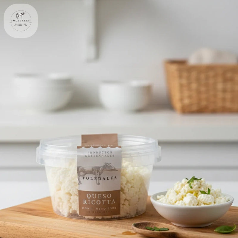 Queso Ricotta x 230 gr-Proteínas-Toledales-Eatsy Market