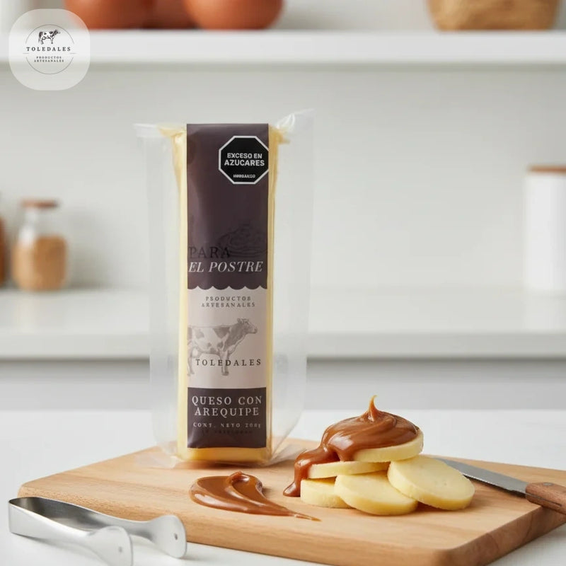 Queso Hilado Relleno Arequipe x 200 gr-Proteínas-Toledales-Eatsy Market