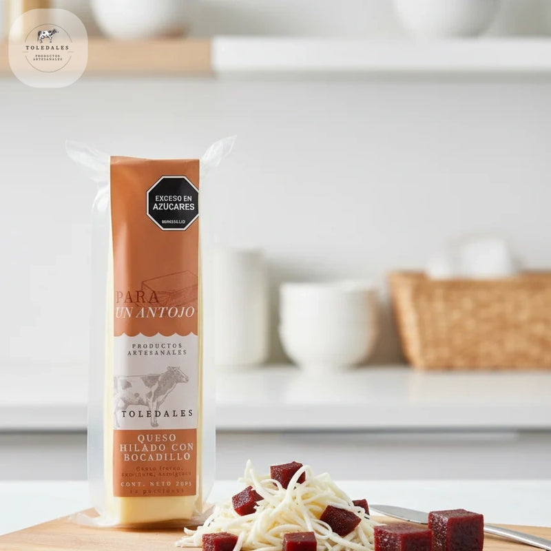 Queso Hilado Relleno Bocadillo x 200 gr-Proteínas-Toledales-Eatsy Market