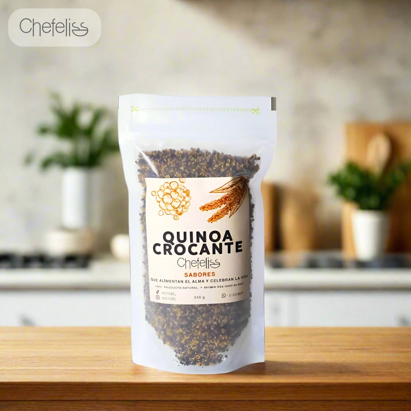 Quinoa Mixta Crocante x 80 gr-Pasabocas y Snacks-Chefeliss-Eatsy Market