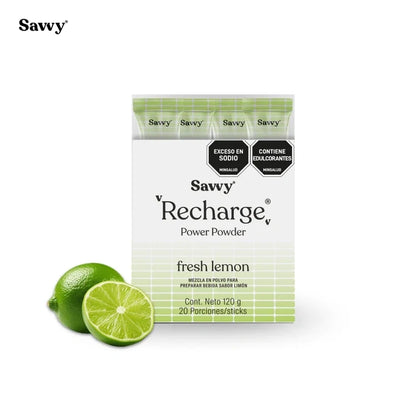 Power Powder Recharge x 20 und (120 gr)-Bebidas-Savvy-Limon-Eatsy Market