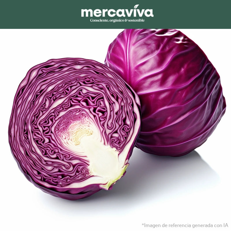 Repollo Morado x 1 und-Vegetales-Merkfrutos-x und (Aprox 800 gr)-Eatsy Market