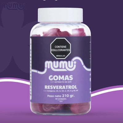 Gomitas Uva Resveratrol x 210 gr (30 porc)-Pasabocas y Snacks-Mumu-Eatsy Market