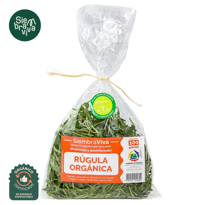 Rugula Baby Organica SiembraViva x 100 gr-Vegetales-SiembraViva-Eatsy Market