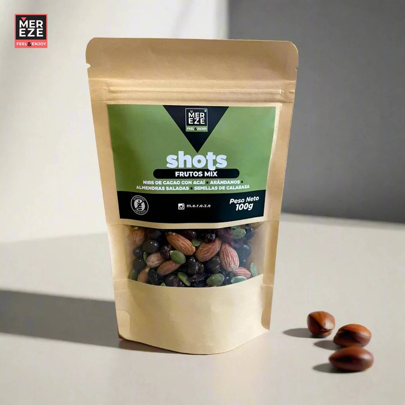 Shots de Nibs de Cacao y Frutos Mix x 100 gr-Chocolates-Mereze-Eatsy Market