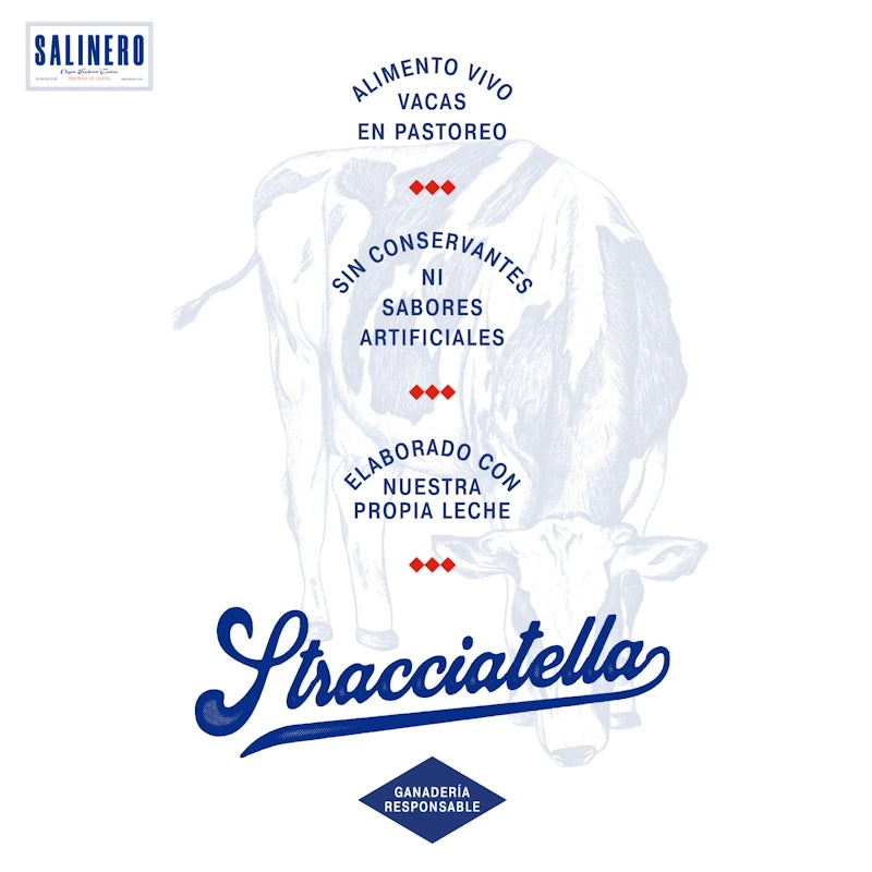 Stracciatella Grande x 350 gr-Salsas-Salinero-Eatsy Market