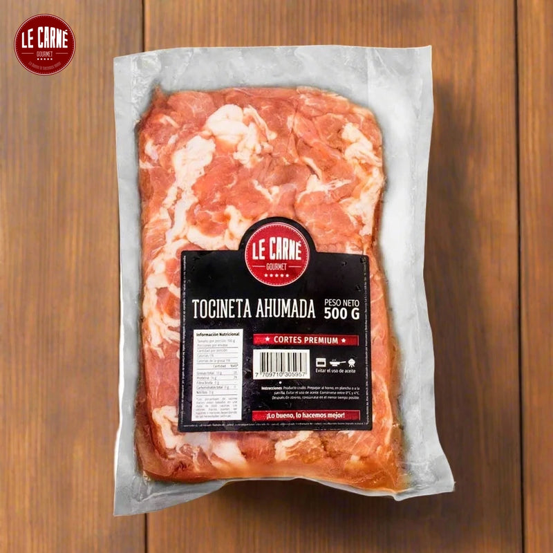 Tocineta Ahumada x 500 gr-Proteínas-Le Carne-Eatsy Market
