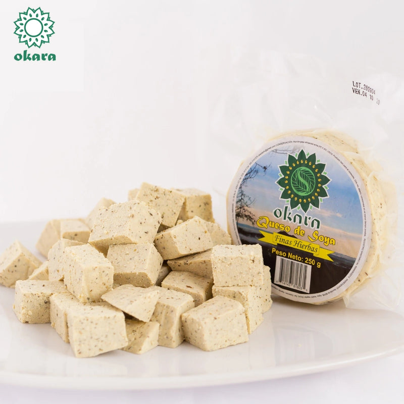 Queso Tofu Finas Hierbas-Proteínas-Okara-x 80 gr (3 porc)-Eatsy Market