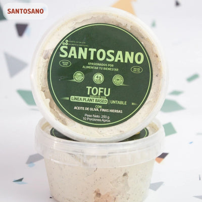 Tofu Finas Hierbas Untable Tipo Queso Crema x 250 gr-Proteínas-Santosano-Eatsy Market