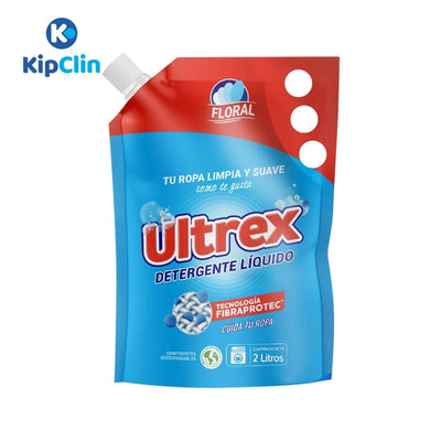 Detergente Líquido Ultrex Floral-Cuidado de la Ropa-KipClin-x 2 lt-Eatsy Market