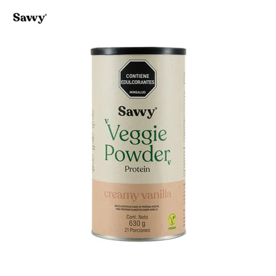 Proteína Veggie Powder Creammy de Vainilla-Proteínas-Savvy-x 630 gr-Eatsy Market