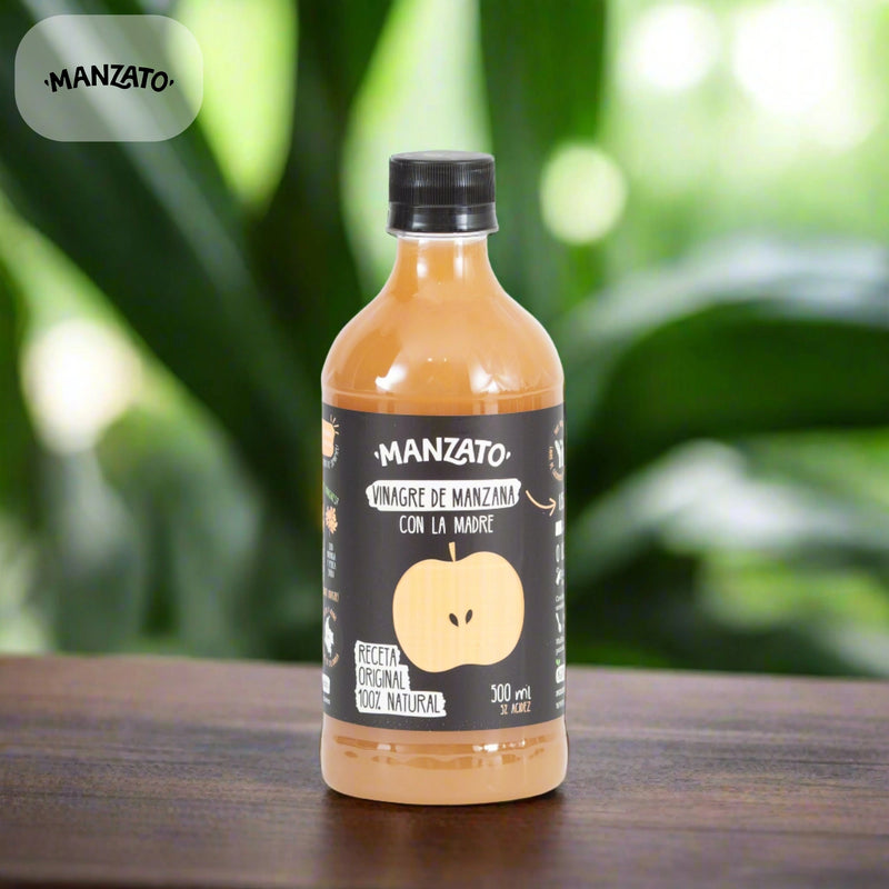 Vinagre de Manzana Tradicional x 500 ml-Despensa-Manzato-Eatsy Market