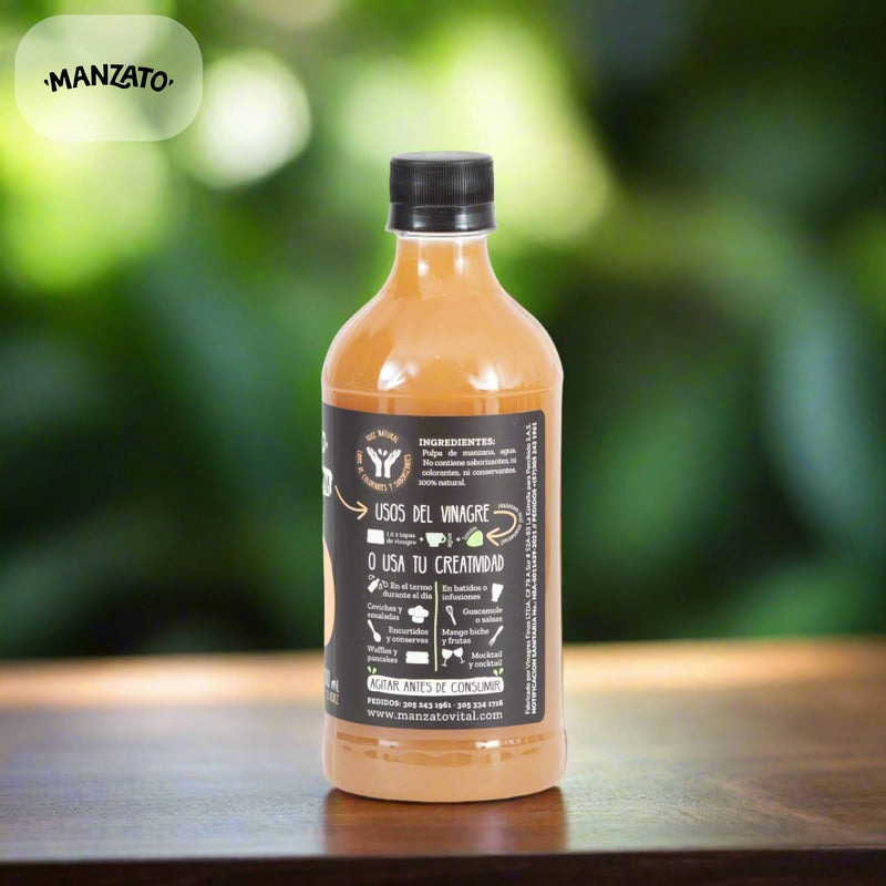 Vinagre de Manzana Tradicional x 500 ml-Despensa-Manzato-Eatsy Market