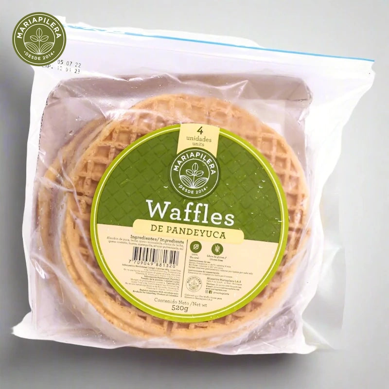 Waffle de Pandeyuca x 4 und-Pasabocas y Snacks-Mariapilera-Eatsy Market