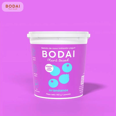 Yogurt de Coco Arándanos x 140 gr-Bebidas-Bodai-Eatsy Market
