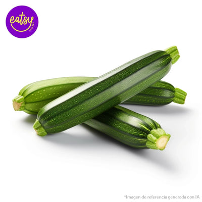 Zucchini Verde x 1 und-Vegetales-Merkfrutos-x und (Aprox 600 gr)-Eatsy Market