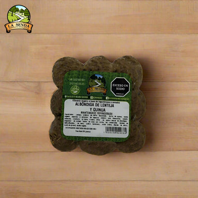 Albóndigas de Lentejas y Quinua x 9 und (330 gr)-Proteínas-La Senda-Eatsy Market