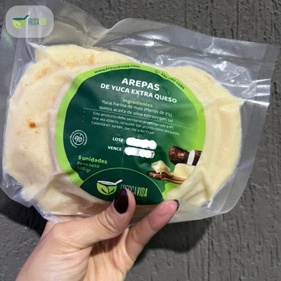 Arepa de Yuca Extraqueso x 5 und-Cereales y Granos-Fresca Vida-Eatsy Market