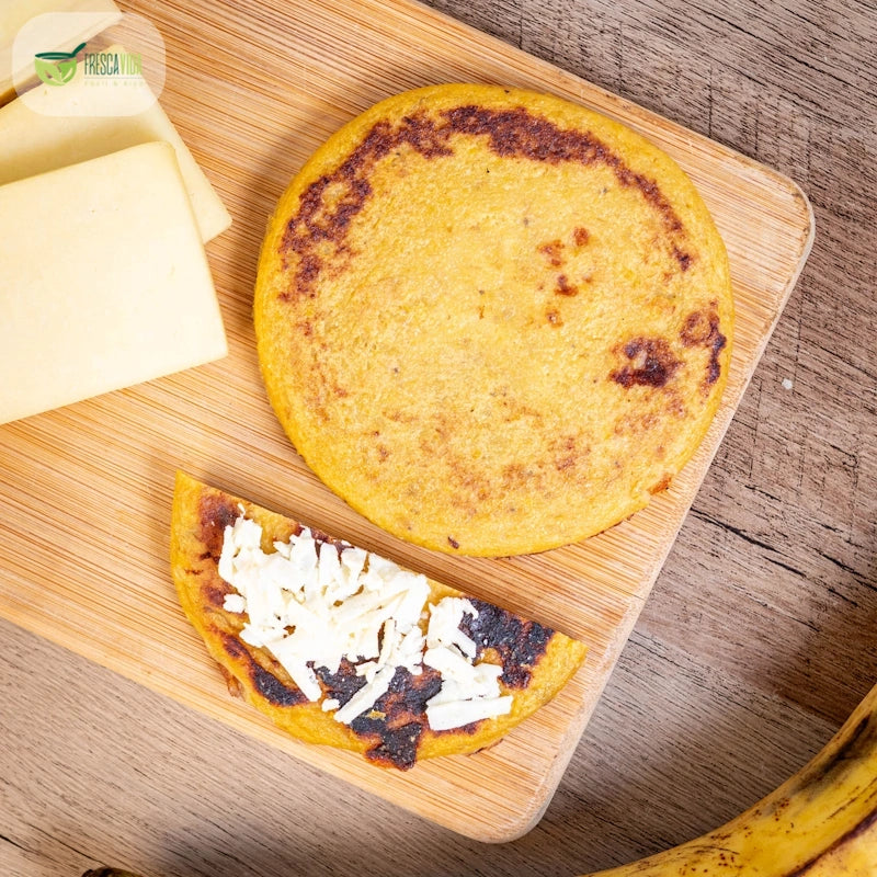Arepa de Platano Maduro Extraqueso x 5 und-Cereales y Granos-Fresca Vida-Eatsy Market