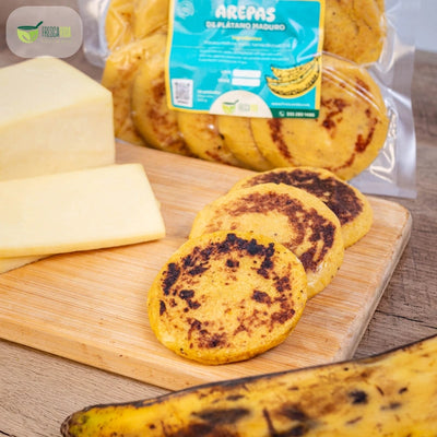 Kids - Arepas de Platano Maduro con Queso x 10 und-Cereales y Granos-Fresca Vida-Eatsy Market