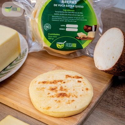 Arepa de Yuca Extraqueso x 5 und-Cereales y Granos-Fresca Vida-Eatsy Market