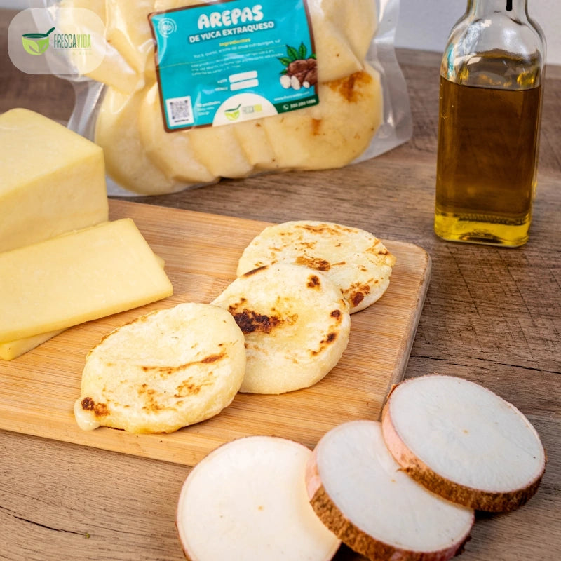 Kids - Arepa de Yuca Extraqueso x 10 und-Cereales y Granos-Fresca Vida-Eatsy Market