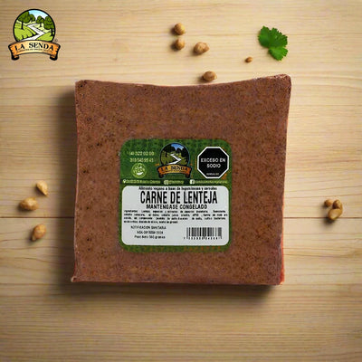 Carne Vegana de Lentejas x 10 porc (500 gr)-Proteínas-La Senda-Eatsy Market