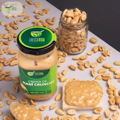 Crema de Mani Crunchy 100% x 210 gr-Despensa-Fresca Vida-Eatsy Market
