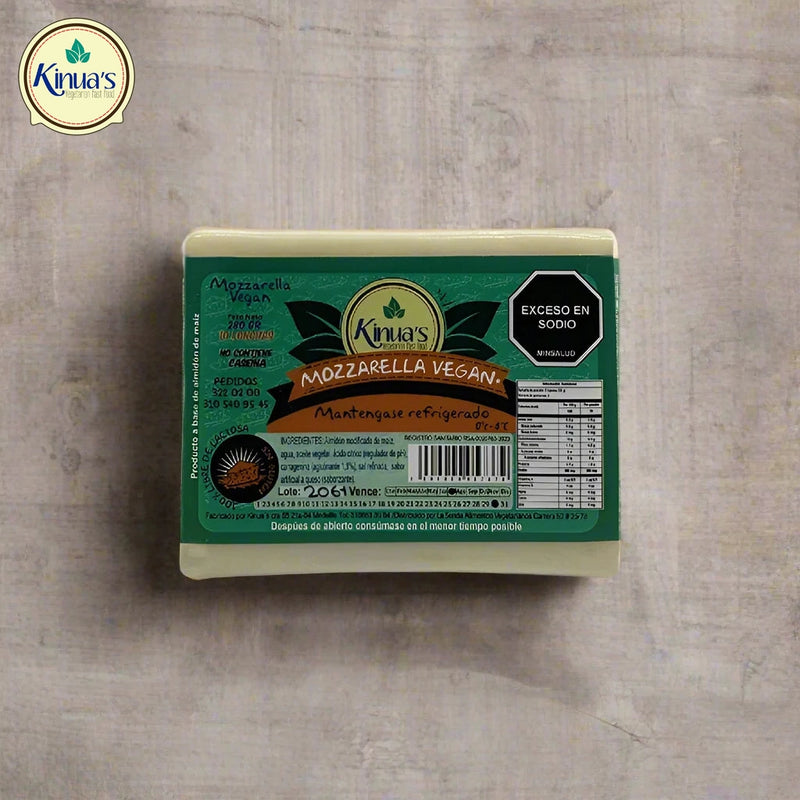 Queso Mozzarella Vegano Tajado x 280 gr-Proteínas-La Senda-Eatsy Market