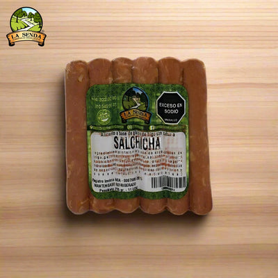 Salchicha Tradicional Vegana x 6 und (275 gr)-Proteínas-La Senda-Eatsy Market