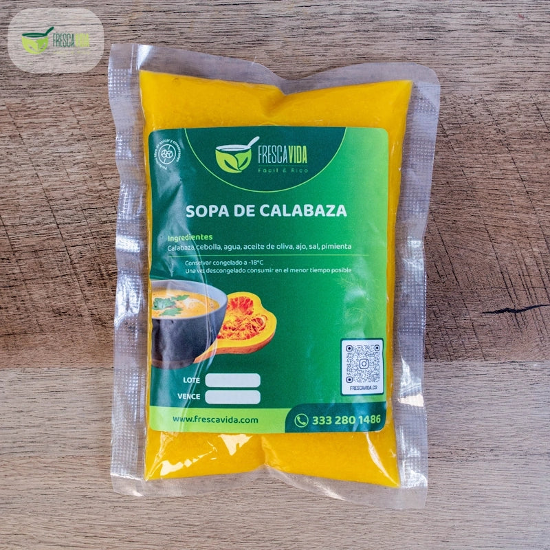 Sopa de Calabaza Fresca Vida x 1 porc (400 gr)-Sopas-Fresca Vida-Eatsy Market