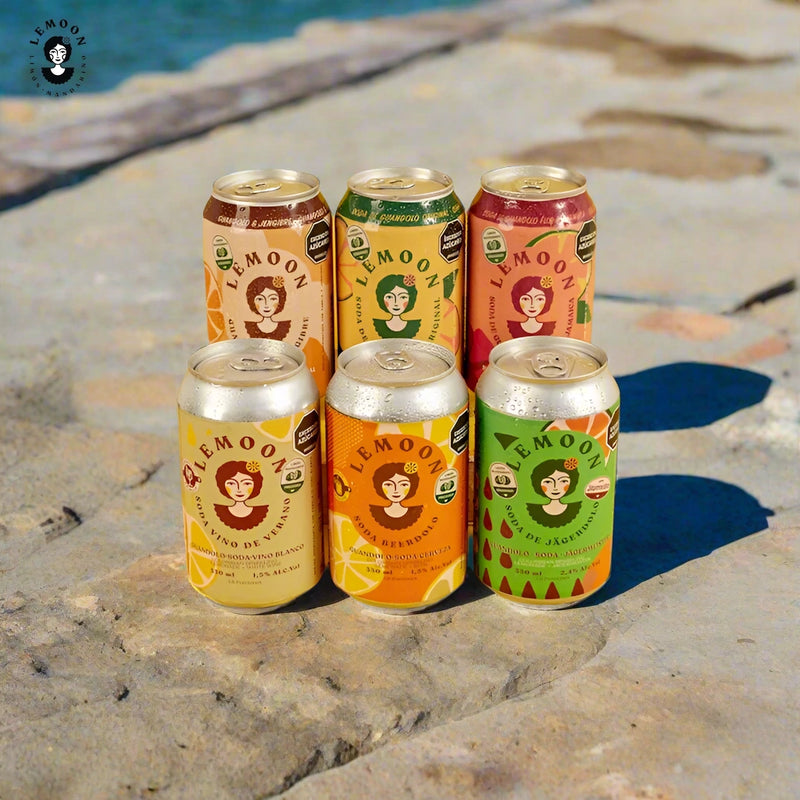 Six Pack Variado de Guandolo con Alcohol x 6 und de 330 ml-Bar-Lemoon-Eatsy Market