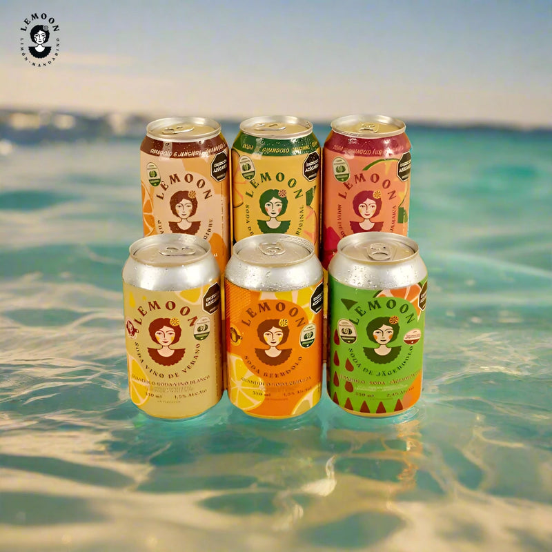Six Pack Variado de Guandolo sin Alcohol x 6 und de 330 ml-Bebidas-Lemoon-Eatsy Market