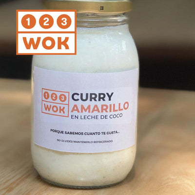 Salsa de Curry Amarillo en Leche de Coco x 250 gr-Salsas-123 Wok-Eatsy Market