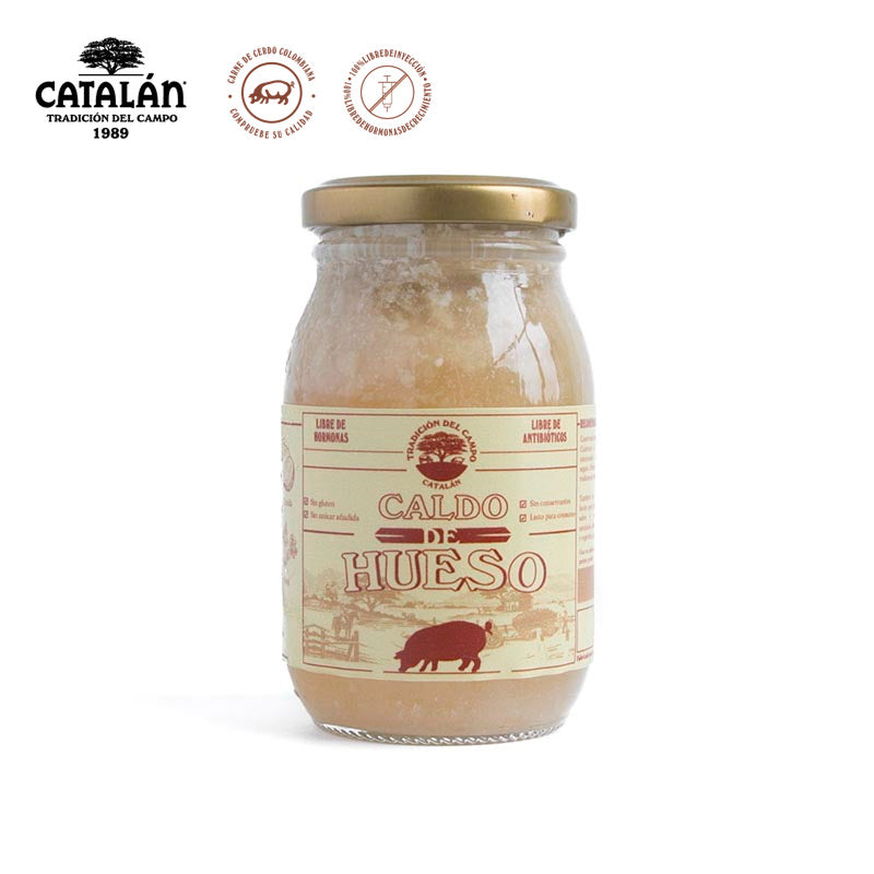 Caldo de Hueso de Cerdo x 245 ml (100% natural)-Proteínas-Catalán-Eatsy Market