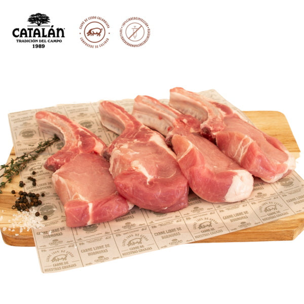 Chuleta de Cerdo Especial con Costilla x 500 gr-Proteínas-Catalán-Eatsy Market
