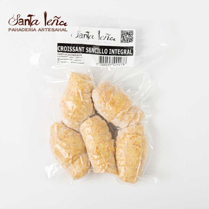Croissant Integral Sencillo x 5 und-Panadería-Santa Leña-Eatsy Market