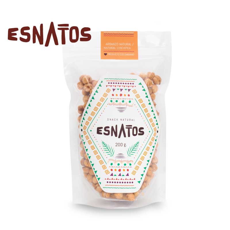 Garbanzos Natural Crocante x 200 gr-Pasabocas y Snacks-Esnatos-Eatsy Market