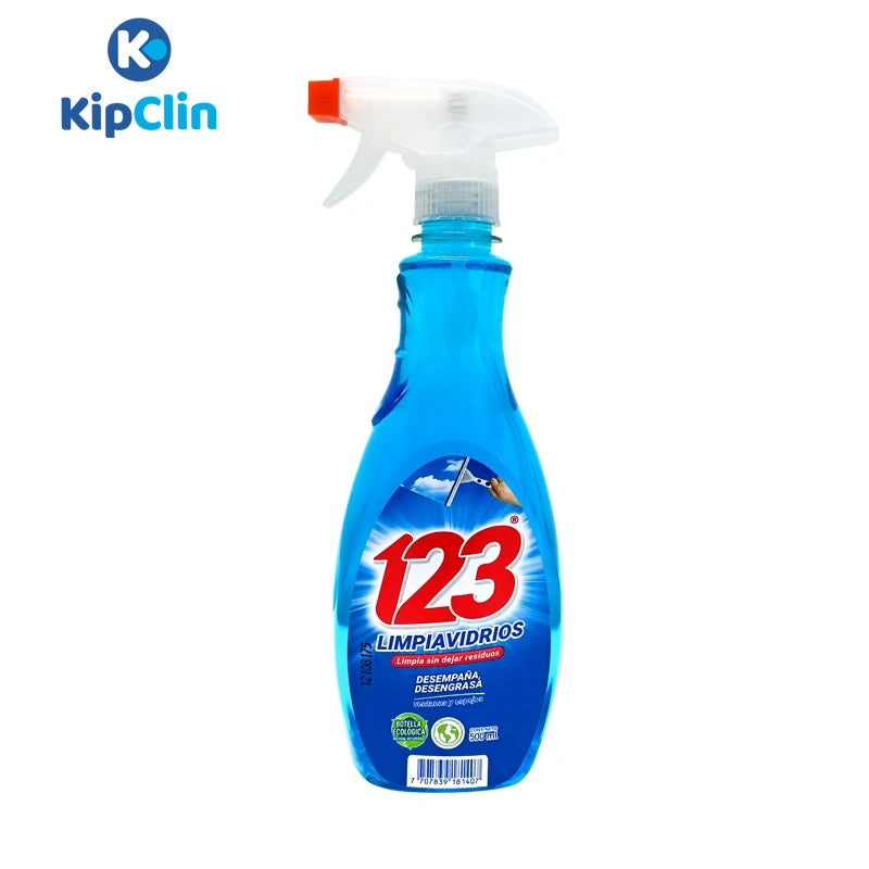 Limpiavidrios 123 x 500 ml-Limpieza & Desinfección-KipClin-Eatsy Market